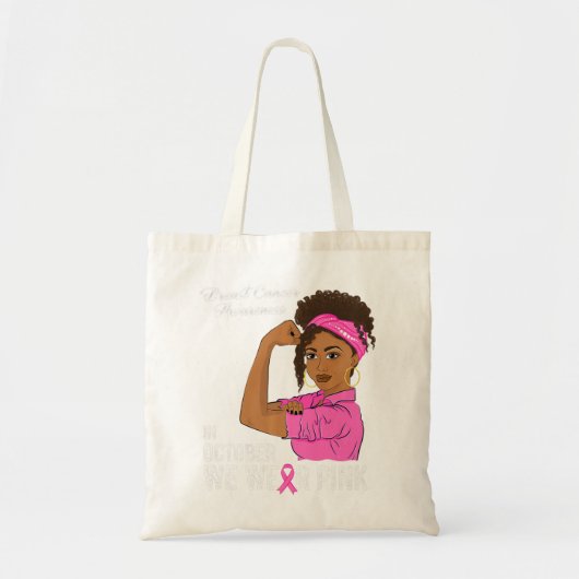 Tote Bag Sensibilisation Des Femmes Au Cancer Du Sein En Oc (Devant)