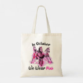 Tote Bag Sensibilisation Des Femmes En Octobre Nous Portons (Dos)