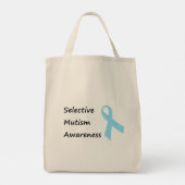 Tote Bag Sensibilisation sélective au mutisme (Dos)