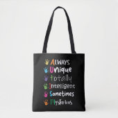Tote Bag Sensibilisation sur l'autisme (Devant)