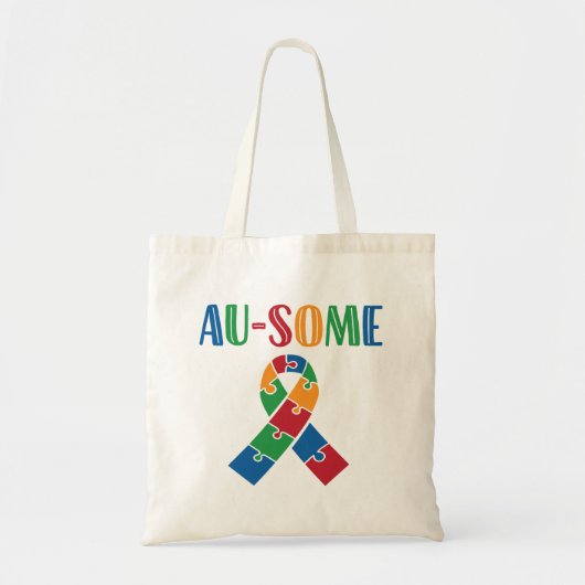 Tote Bag Sensibilisation sur l'autisme Au-Quelques (Devant)