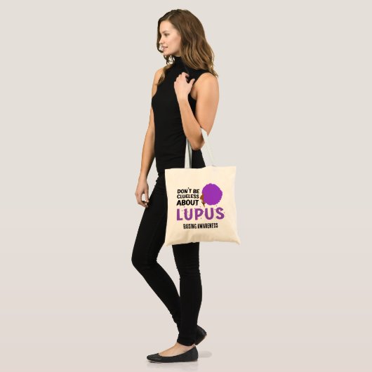 Tote Bag SENSIBILISER LUPUS À NE PAS ÊTRE Clueless (Devant (modèle))
