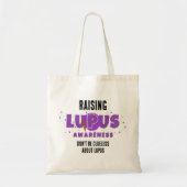 Tote Bag SENSIBILISER LUPUS À NE PAS ÊTRE Clueless (Devant)