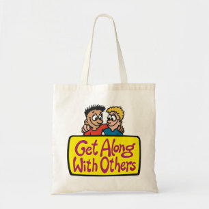 Tote Bag S'entendre avec les autres Amis Bienveillance et U