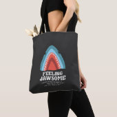 Tote Bag Sentez Jawsome Requin amusant Puns d'été (De près)