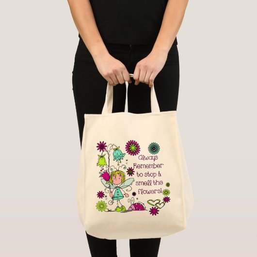 Tote Bag Sentez les fleurs (Devant (produit))