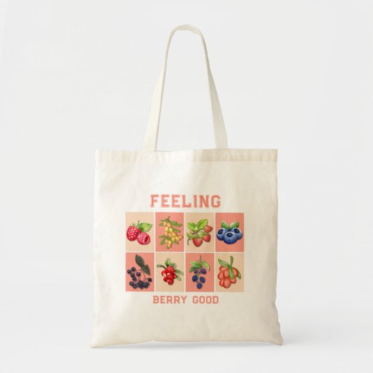 Tote Bag SENTIMENT BERRY BONNE Fraise sur mesure (Devant)