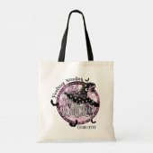 Tote Bag Sentiment Kinda Witchy Parties scintillant Nom d'H (Dos)