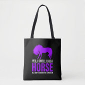 Tote Bag Sentir comme un cheval n'est pas un problème (Devant)