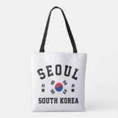 Tote Bag Séoul Corée du Sud (Dos)