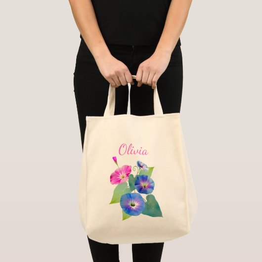 Tote Bag Septembre cadeaux de fleurs de naissance Gloire du (Devant (produit))