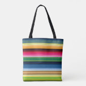 Tote Bag Serape couvrant mexicain traditionnel (Dos)
