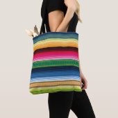 Tote Bag Serape couvrant mexicain traditionnel (De près)