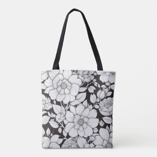 Tote Bag Serene Blossom (Dos)