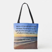 TOTE BAG SERENE ISAIAH 40:31 CONCEPTION DE SCRIPTURE (Dos)