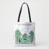 Tote Bag Sérénité dans les pages (Devant)