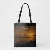 Tote Bag Sérénité orange de coucher du soleil (Devant)