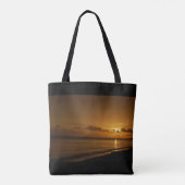 Tote Bag Sérénité orange de coucher du soleil (Dos)