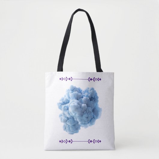 Tote Bag Serenity Cloud Graphic Tee - T-shirt à vibrations (Devant)