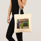 Tote Bag Série de Bistros de Pub de caractères (Devant (produit))