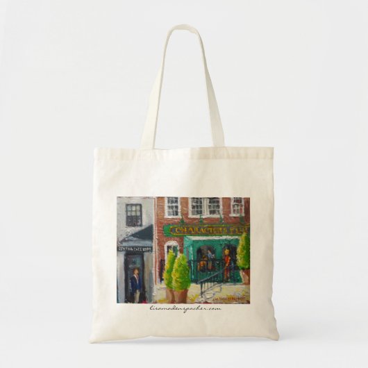 Tote Bag Série de Bistros de Pub de caractères (Devant)