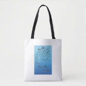 Tote Bag Série de valse Fourre-tout de bicyclette (Devant)