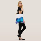 Tote Bag Série Galaxy Agate Design 4 (Sur le modèle)