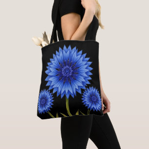 Tote Bag Série Radiant Petal – Bleuet