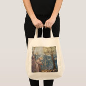 Tote Bag Sermon de St Francis aux oiseaux (Devant (produit))