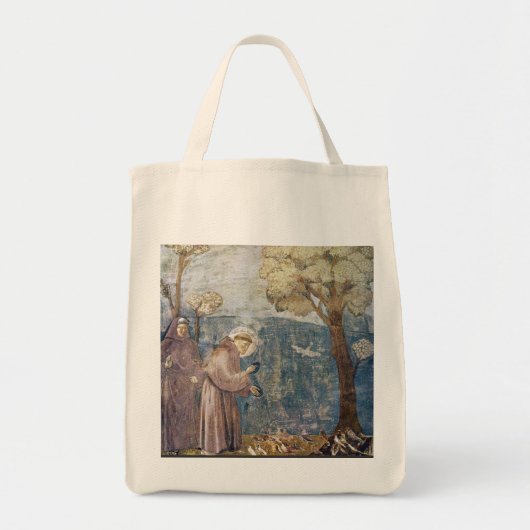 Tote Bag Sermon de St Francis aux oiseaux (Devant)