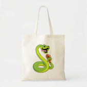 Tote Bag Serpent au poulet (Devant)