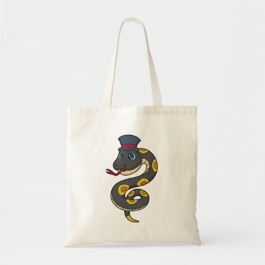 Tote Bag Serpent avec Casquette (Devant)