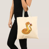 Tote Bag Serpent avec muffin (Devant (produit))