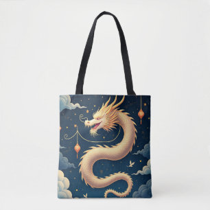 Tote Bag Serpent céleste du ciel – Dragon oriental