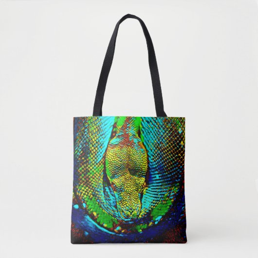 Tote Bag Serpent d'arc-en-ciel (Devant)
