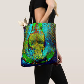 Tote Bag Serpent d'arc-en-ciel (De près)