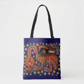 Tote Bag Serpent d'Esprit Chamanique (Devant)