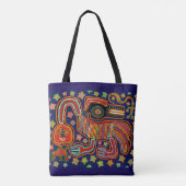 Tote Bag Serpent d'Esprit Chamanique (Dos)