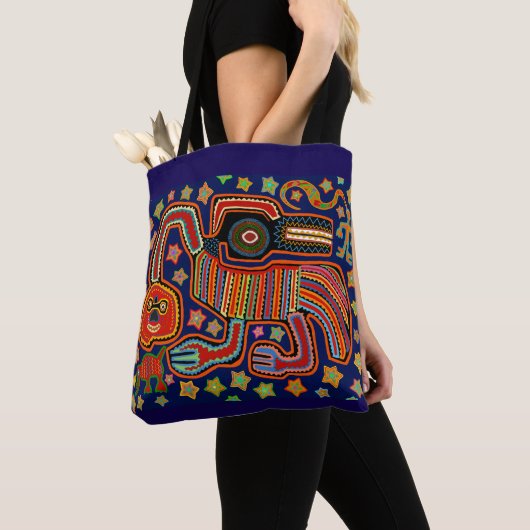 Tote Bag Serpent d'Esprit Chamanique (De près)