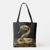 Tote Bag Serpent doré (Dos)