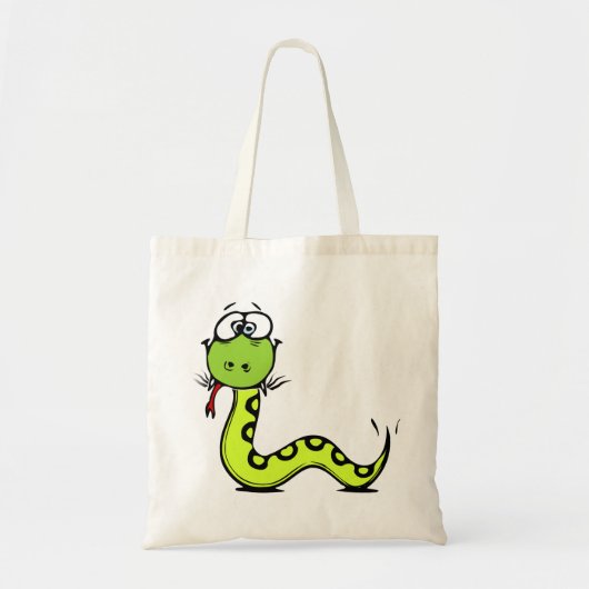 Tote Bag Serpent vert (Devant)