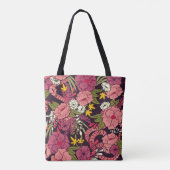 Tote Bag Serpents de la jungle, fleurs tropicales, motif vi (Dos)