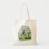 Tote Bag Serre botanique verte moderne (Devant)