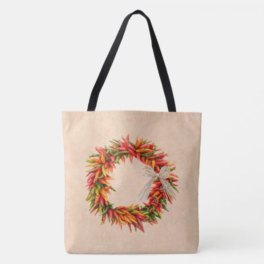 Tote Bag Serre-couronne Ristra dans le sud-ouest du Chili (Devant)