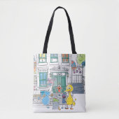 Tote Bag Sesame Pals Doodley Graphisme (Devant)