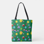 Tote Bag Sesame Street Christmas Tree Motif (Dos)