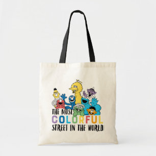 Tote Bag Sesame Street   La rue la plus colorée