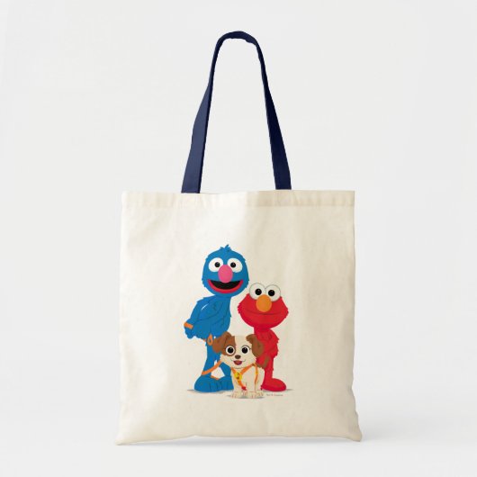Tote Bag Sesame Street | Tango avec Grover & Elmo (Devant)