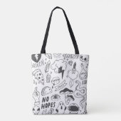 Tote Bag Set of cute graffiti doodle (Dos)
