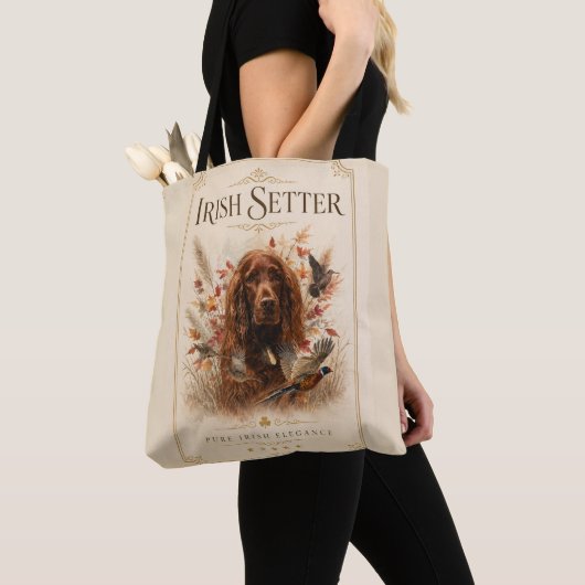 Tote Bag Setter irlandais (De près)